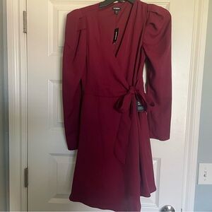 EXPRESS Faux Wrap Dress